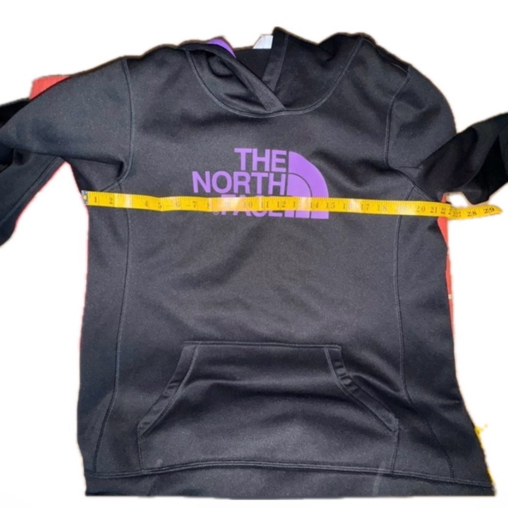 The North Face Women's Black and Purple Hoodie - Picture 4 of 6
